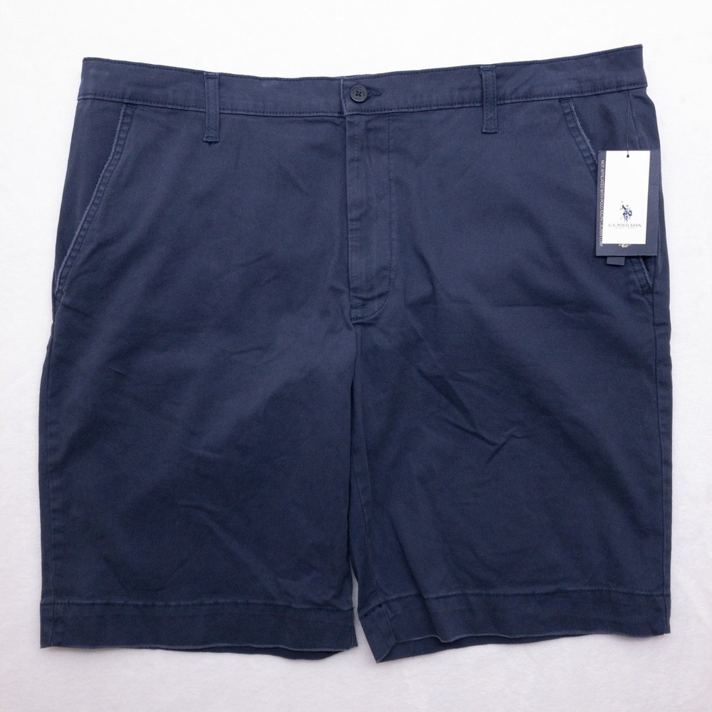 US Polo Assn Shorts‎ Mens Size 40 Navy Blue Activate Stretch New